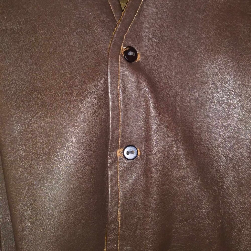 Vintage Handmade leather vest for men - Picture 8 of 11